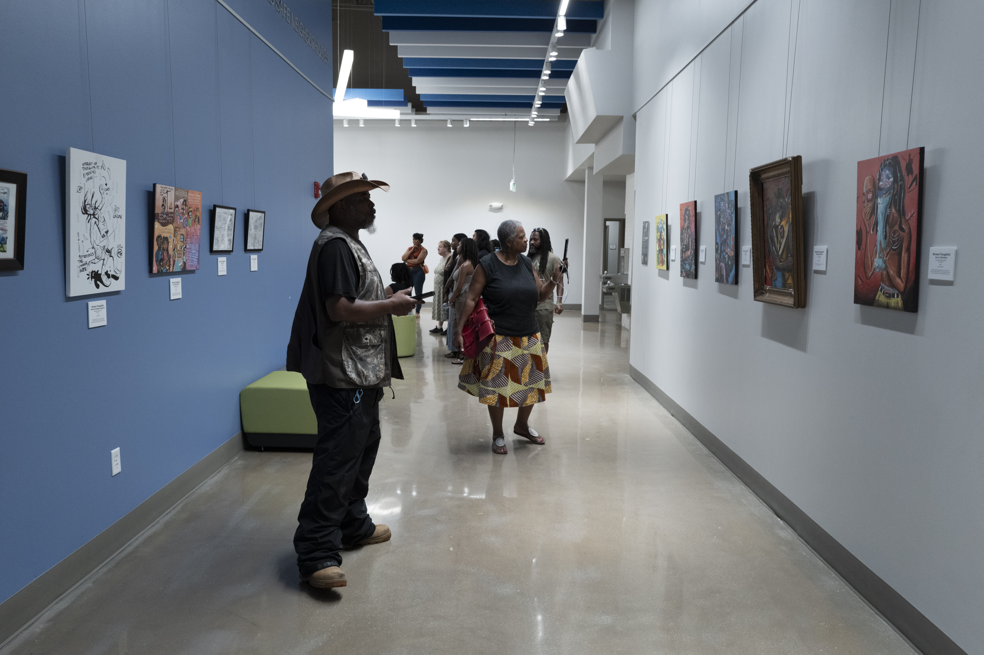 Art at the MCC - Thoughtful Guy